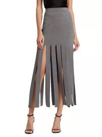 Shop Michael Kors Collection Streamer Wool Maxi Skirt at Saks Fifth Avenue