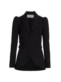 Shop Michael Kors Collection Wool Gabardine Cut Away Riding Jacket at Saks Fifth Avenue