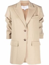 Shop Michael Michael Kors fitted single-breasted button blazer with Express Delivery - at Farfetch