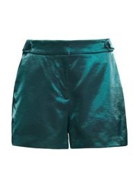 Shop Milly Aria Glazed Velvet Shorts at Saks Fifth Avenue