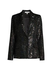 Shop Milly Confetti Sequin Fitted Blazer at Saks Fifth Avenue