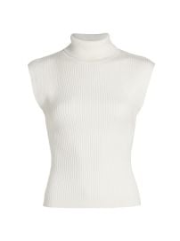 Shop Milly Kinley Rib-Knit Sleeveless Top at Saks Fifth Avenue