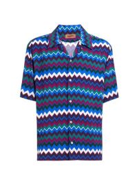 Shop Missoni Zigzag Camp Shirt at Saks Fifth Avenue