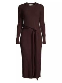 Shop Modern Citizen Carmen Rib-Knit Wrap Dress at Saks Fifth Avenue