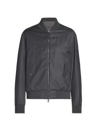 Shop Moncler Aver Wool amp Down Bomber Jacket Saks Fifth Avenue at Saks Fifth Avenue