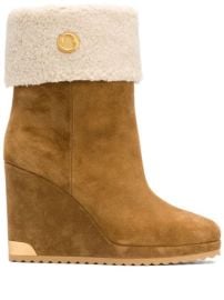 Shop Moncler Zannie wedge boots with Express Delivery - at Farfetch