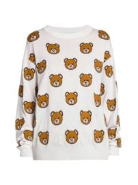 Shop Moschino Teddy Bear Knit Sweater at Saks Fifth Avenue