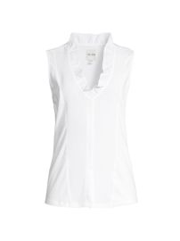 Shop NICZOE Ruffled Around Cotton-Blend Tank at Saks Fifth Avenue