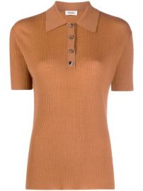 Shop Nanushka Hatti knitted polo shirt with Express Delivery - at Farfetch