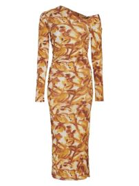 Shop Nanushka Jasno Printed Midi-Dress at Saks Fifth Avenue