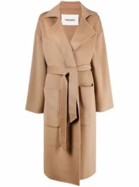 Shop Nanushka belted trench coat with Express Delivery - at Farfetch