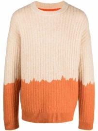 Shop Nanushka dip-dye ribbed-knit jumper with Express Delivery - at Farfetch