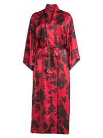 Shop Natori Mantilla Printed Dressing Gown at Saks Fifth Avenue