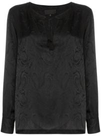 Shop Nili Lotan Lucena paisley-print silk blouse with Express Delivery - at Farfetch