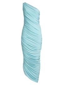 Shop Norma Kamali Diana Ruched One-Shoulder Gown at Saks Fifth Avenue