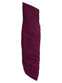 Shop Norma Kamali Diana Ruched One-Shoulder Gown at Saks Fifth Avenue