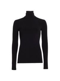 Shop Norma Kamali Jersey Long-Sleeve Turtleneck Top at Saks Fifth Avenue