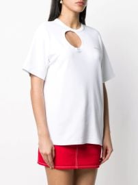 Shop Off-White cut out T-shirt with Express Delivery - at Farfetch