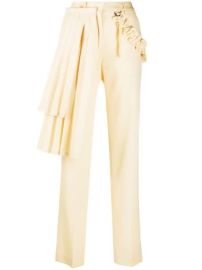 Shop Off-White pleated panel tailored trousers with Express Delivery - at Farfetch