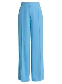 Shop Oscar de la Renta Crepe Wide-Leg Pants at Saks Fifth Avenue