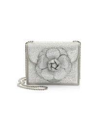 Shop Oscar de la Renta Crystal Flower Box Bag at Saks Fifth Avenue