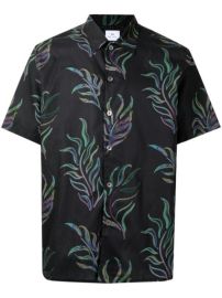 Shop PS Paul Smith Painted Fern shirt with Express Delivery - at Farfetch