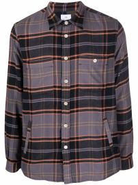 Shop PS Paul Smith button-up check-print shirt with Express Delivery - at Farfetch