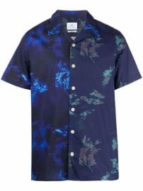 Shop PS Paul Smith floral camp collar shirt with Express Delivery - at Farfetch