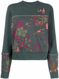 Shop PUMA x Liberty printed sweatshirt with Express Delivery - at Farfetch