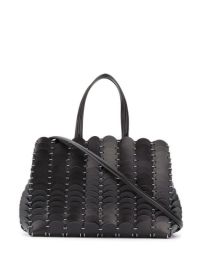 Shop Paco Rabanne PacoxEFo disc-embellished tote with Express Delivery - at Farfetch