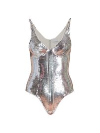 Shop Paco Rabanne Sequin V-Neck Bodysuit at Saks Fifth Avenue