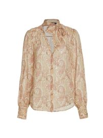 Shop Paige Cleobelle Paisley Self-Tie Neck Blouse at Saks Fifth Avenue