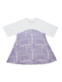 Shop Palm Angels Little Girls amp Girls Astro Paisley T-Shirt Dress at Saks Fifth Avenue