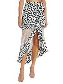 Shop PatBO Bossa Polka Dot Lace Midi Skirt at Saks Fifth Avenue