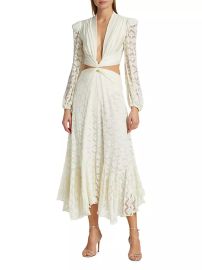 Shop PatBO Crochet Cut-Out Maxi Dress at Saks Fifth Avenue