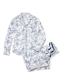 Shop Petite Plume Timeless Toile Print Pajama Set at Saks Fifth Avenue