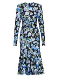 Shop Philosophy di Lorenzo Serafini Printed Stretch Seamed Midi-Dress at Saks Fifth Avenue