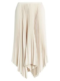 Shop Polo Ralph Lauren Pleated Asymmetric Midi Skirt at Saks Fifth Avenue