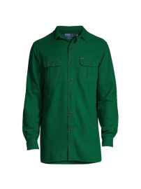 Shop Polo Ralph Lauren Regular-Fit Cotton Long-Sleeve Shirt at Saks Fifth Avenue