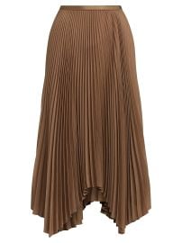 Shop Polo Ralph Lauren Satin Pleated Midi Skirt at Saks Fifth Avenue