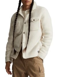 Shop Polo Ralph Lauren Vintage Curly Pile Shirt Jacket Saks Fifth Avenue at Saks Fifth Avenue