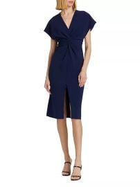 Shop Prabal Gurung Jackie Twist-Front Cocktail Dress at Saks Fifth Avenue