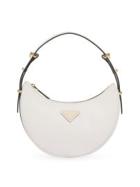 Shop Prada Arqu Leather Shoulder Bag Prada at Saks Fifth Avenue