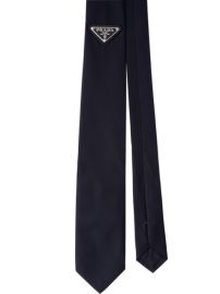 Shop Prada Nylon gabardine tie with Express Delivery - at Farfetch