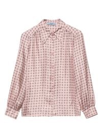 Shop Prada Printed Silk Twill Shirt at Saks Fifth Avenue