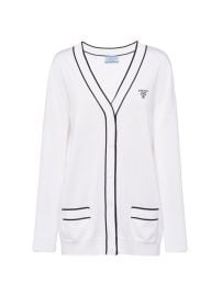 Shop Prada Silk Cardigan at Saks Fifth Avenue