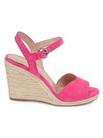 Shop Prada Suede Espadrille Wedge Sandals at Saks Fifth Avenue