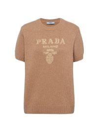 Shop Prada Wool Cashmere And Lam Crew-Neck Sweater at Saks Fifth Avenue