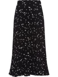 Shop Prada lips print pleated skirt with Express Delivery - at Farfetch