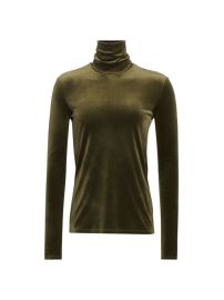 Shop Proenza Schouler White Label Stretch Velvet Turtleneck Top Saks Fifth Avenue at Saks Fifth Avenue